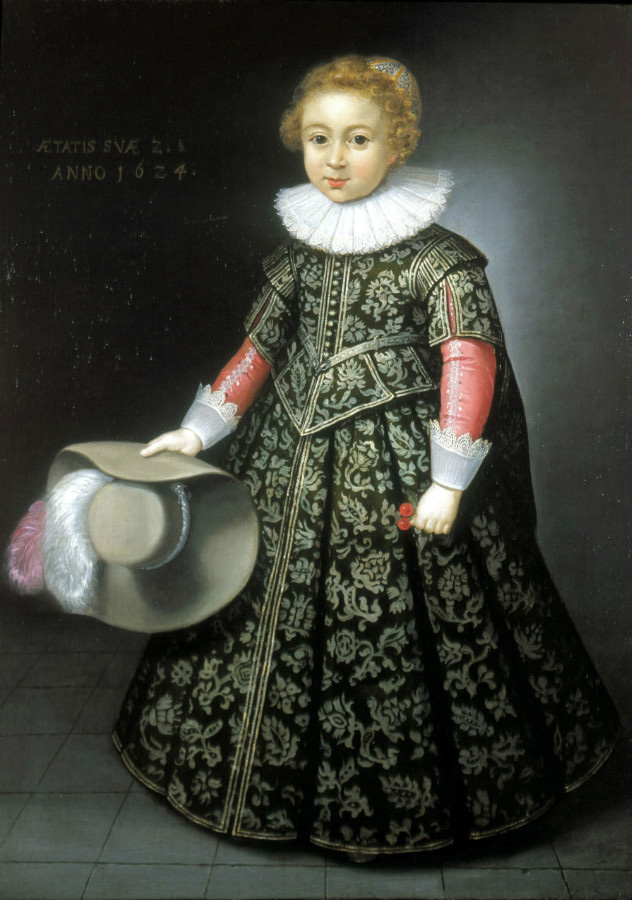 portrait of a boy aged two and a half years
